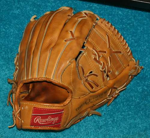 Mickey Mantle Rawlings XPG6 Personal Model Back